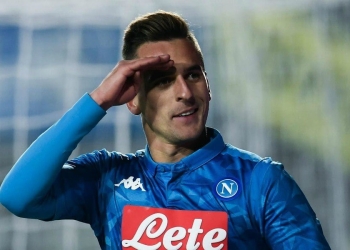 Video Napoli Genk  (Foto LaPresse)