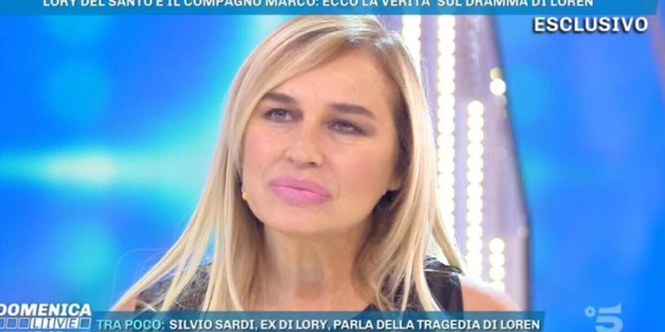 Lory Del Santo a Domenica Live