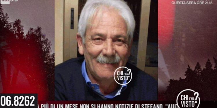 Stefano Costantino, 68enne scomparso