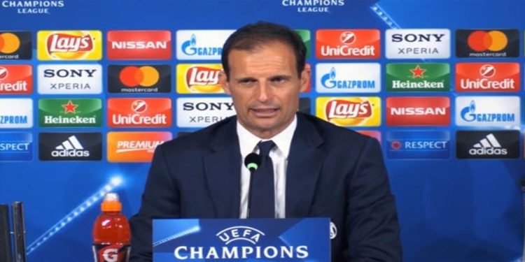 Juventus, Massimiliano Allegri in conferenza stampa