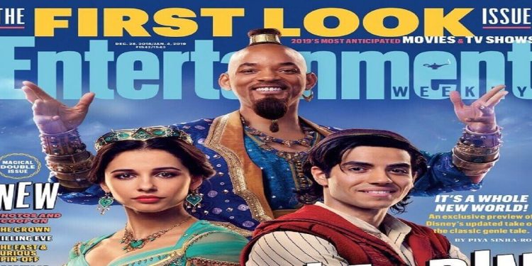 Aladdin, prima foto di Will Smith nei panni del genio