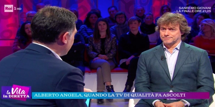 Alberto Angela a La Vita in Diretta