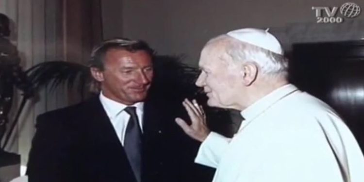 Lino Zani e Papa Wojtyla