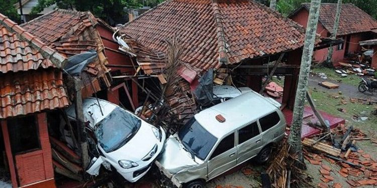 Tsunami in Indonesia