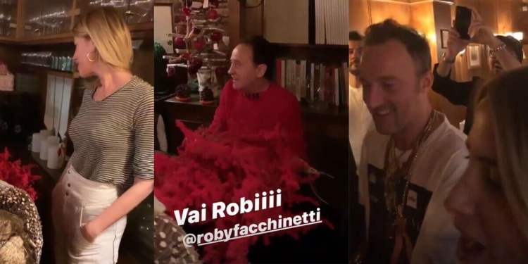 Francesco Facchinetti, Natale con Alessia Marcuzzi