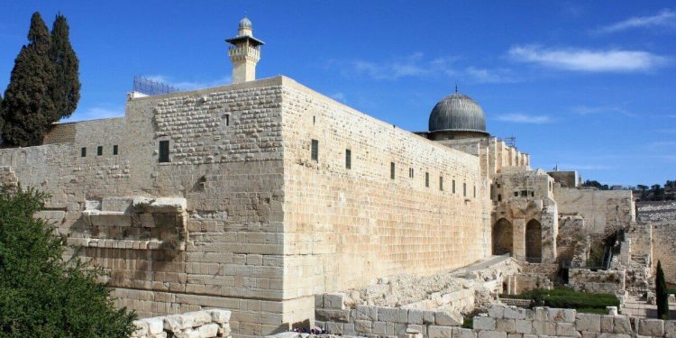 La moschea di al Aqsa a Gerusalemme