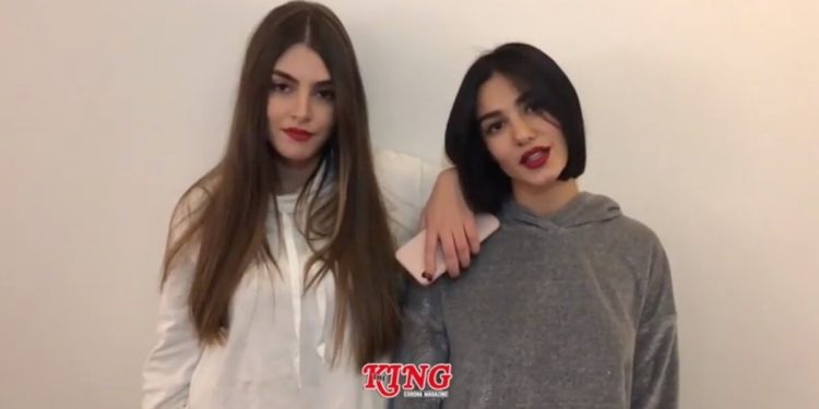 Megghi Galo e Giorgia Caldarulo nel video di CoronaMagazine