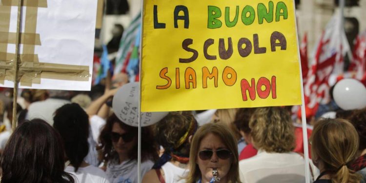 Protesta contro la Buona Scuola