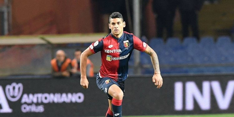 Video Genoa Brescia - Cristian Romero (Foto LaPresse)