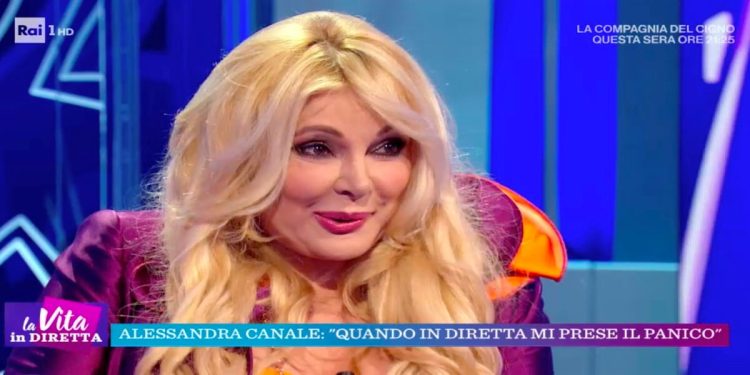 Alessandra Canale a La Vita in Diretta