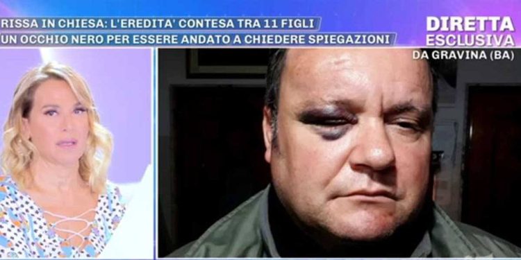 Rissa in chiesa per eredità contesa