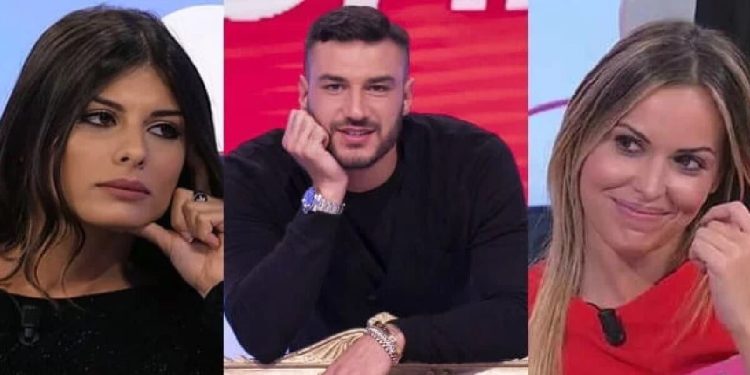 Lorenzo Riccardi tra Claudia e Giulia