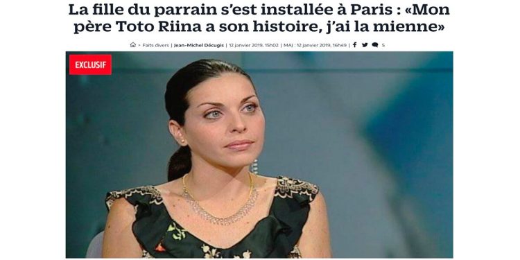 Lucia Riina parla a Le Parisien