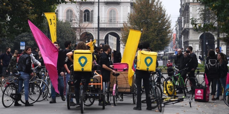 Un gruppo di rider