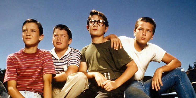 Una scena dal film-cult "Stand by me" (1986)