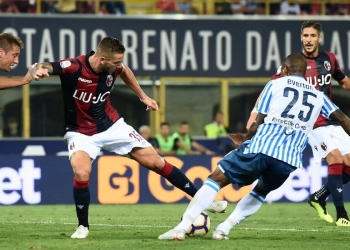 Calciomercato Lazio - al centro Dijks del Bologna (Foto LaPresse)