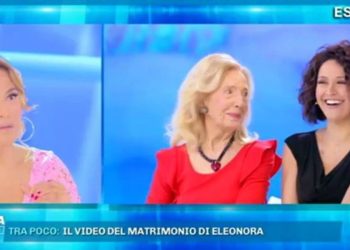 Barbara D'Urso, sua sorella Eleonora e la madre Wanda a Domenica Live