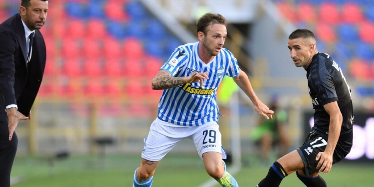 Calciomercato Lazio - Manuel Lazzari ai tempi della Spal (Foto LaPresse)