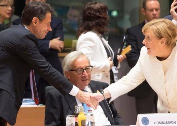 Conte, Juncker e Merkel