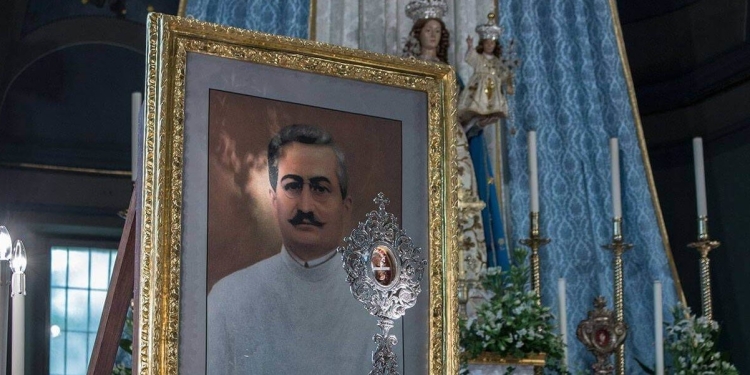 San Giuseppe Moscati, quadro con la figura del santo