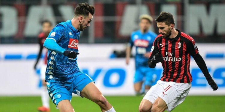 Probabili formazioni Milan Napoli, quarti Coppa Italia (Foto LaPresse)