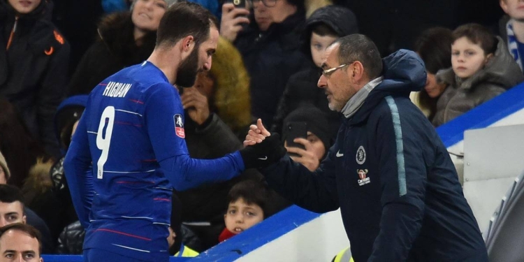 Higuain e Sarri