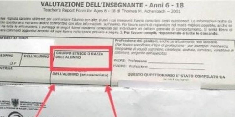 Bolzano, questionario Asl chiede "razza" dell'alunno