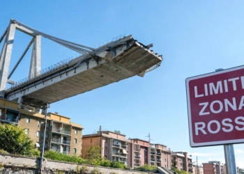 Ponte Morandi, la zona rossa