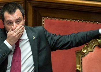 Matteo Salvini al Senato