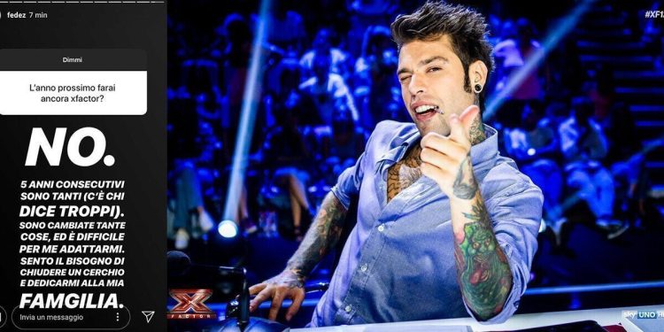 Fedez lascia X Factor