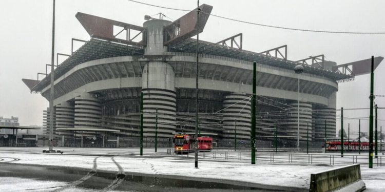 Neve a Milano, big snow arrivato