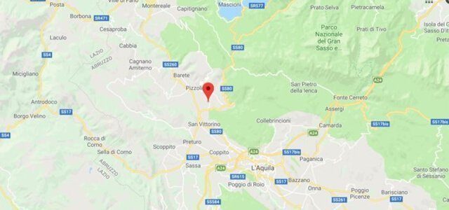 Terremoto a Pizzoli vicino a L'Aquila