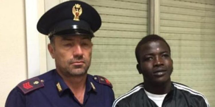 Mamadou Kamara, all'ergastolo per i coniugi uccisi di Palagonia (foto da Twitter)