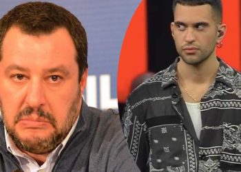 Matteo Salvini commenta la vittoria di Mahmood