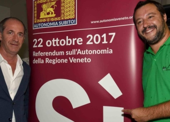 Zaia e Salvini in Veneto