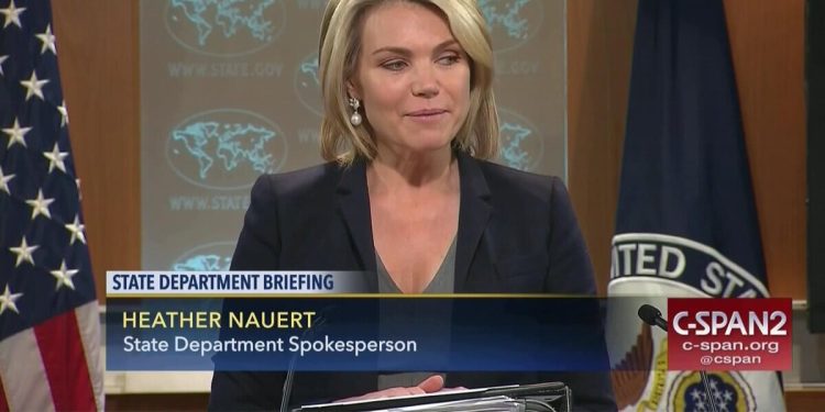 Heather Nauert, portavoce dipartimento di Stato