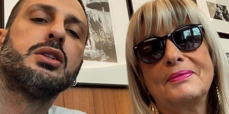 Fabrizio Corona con mamma Gabriella