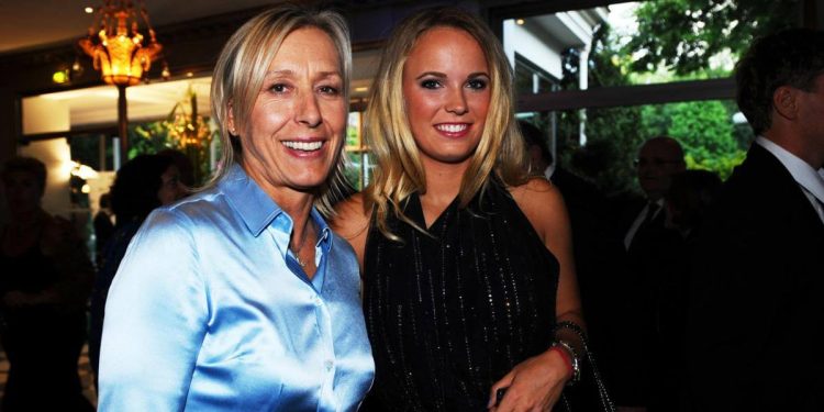 Martina Navratilova e Caroline Wozniacki