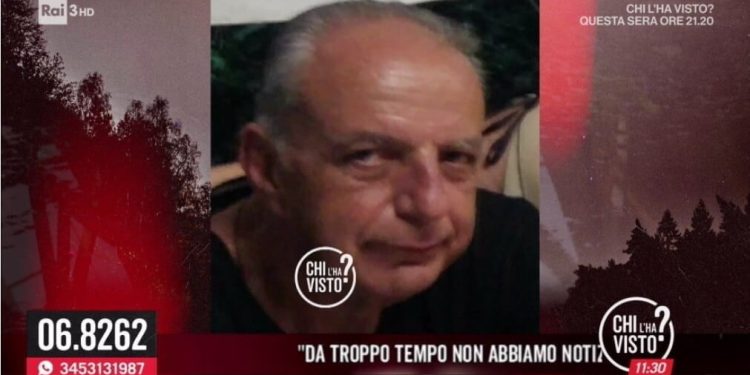 Gianni Bergamino scomparso da Chiavari