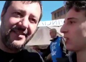 Salvini e il video-selfie