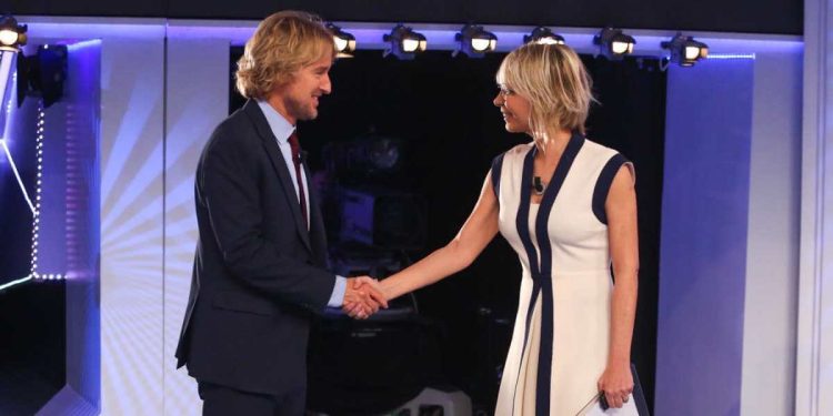 Owen Wilson e Maria De Filippi a C'è posta per te