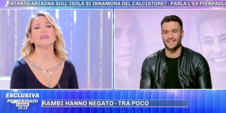 Barbara D'Urso e Pierpaolo Petrelli a Pomeriggio 5