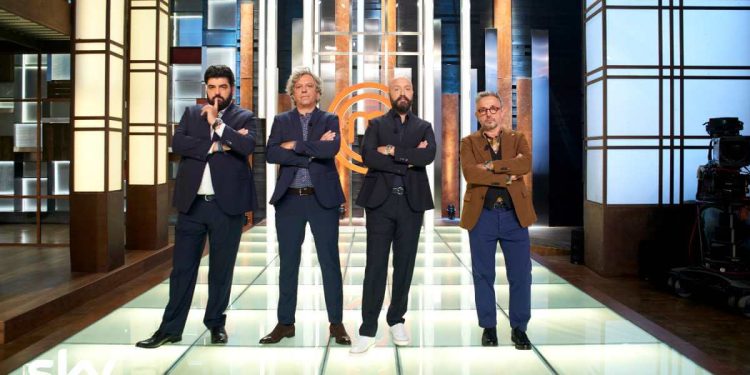 I quattro giudici di MasterChef (ph. Sky)