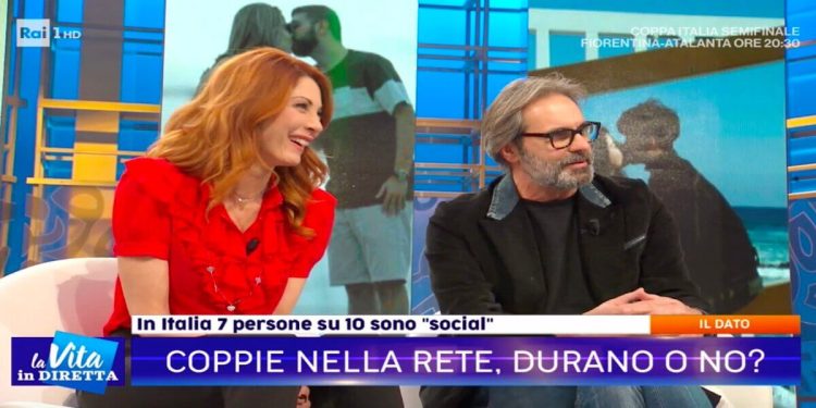 Milena Miconi e Mauro Graiani a La Vita in Diretta