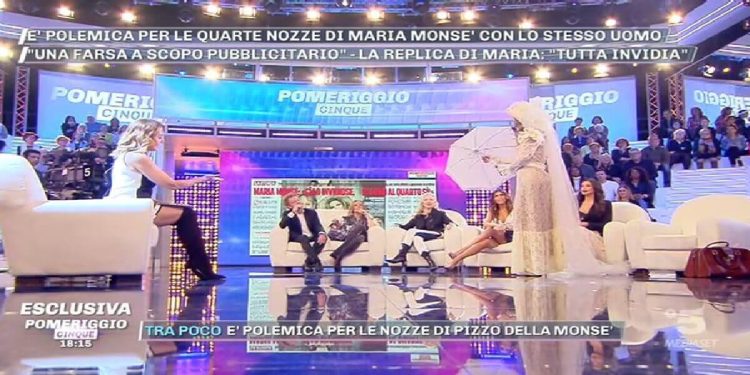 Maria Monsè contro Marchesa a Pomeriggio 5