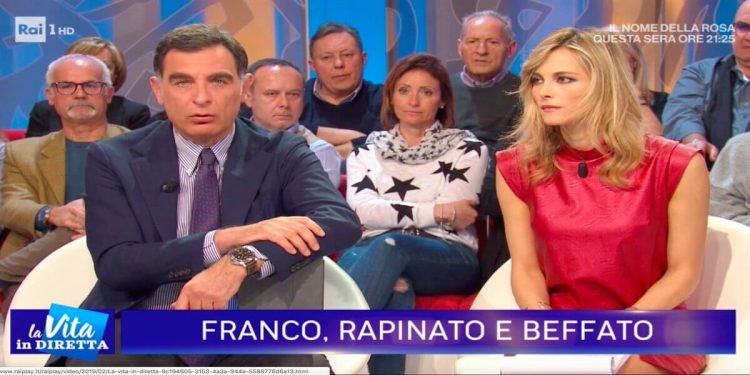 Francesca Fialdini e Tiberio Timperi a La Vita in Diretta