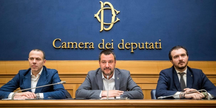 Romeo, Salvini e Molinari