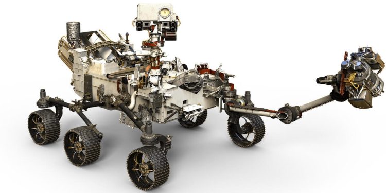 Il rover Mars 2020 (fonte: NASA/JPL-Caltech)