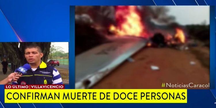 Grave incidente aereo in Colombia