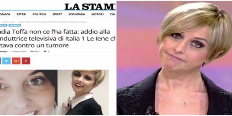 Nadia Toffa e la bufala sulla sua morte